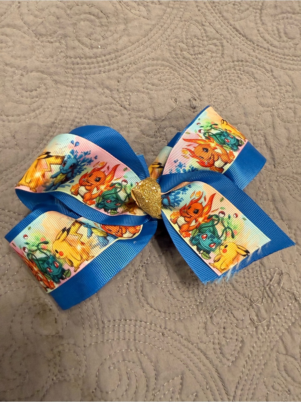 Large Pokemon Hair Bow